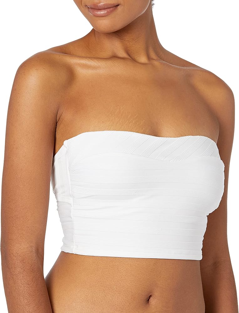 La Blanca Women's Bandeau Midkini Swimsuit Top