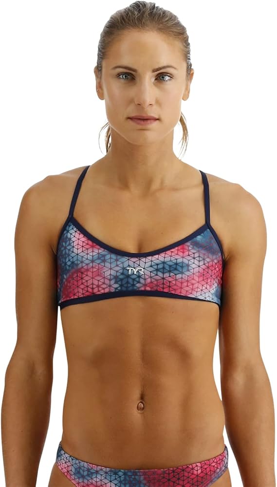 TYR Women's Durafast Elite Trinity Bikini Top Swimsuit