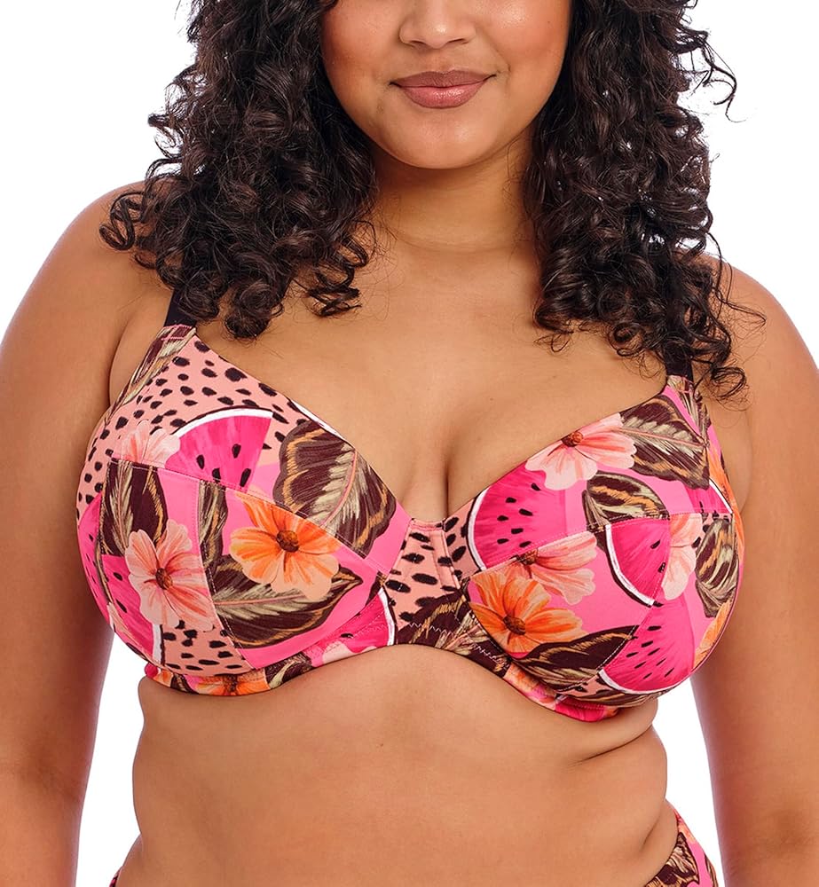 Elomi Cabana Nights Plunge Underwire Bikini Top (ES801602)