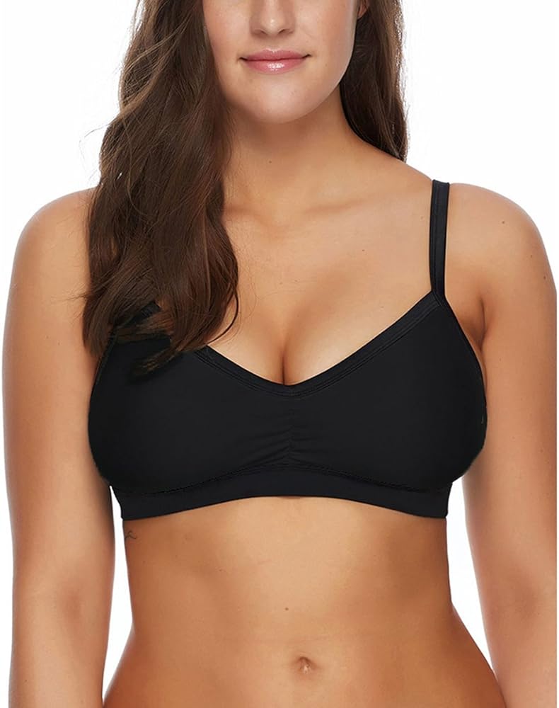 Body Glove Women's Smoothies Drew Solid D, DD, E, F Cup Bikini Top Swimsuit