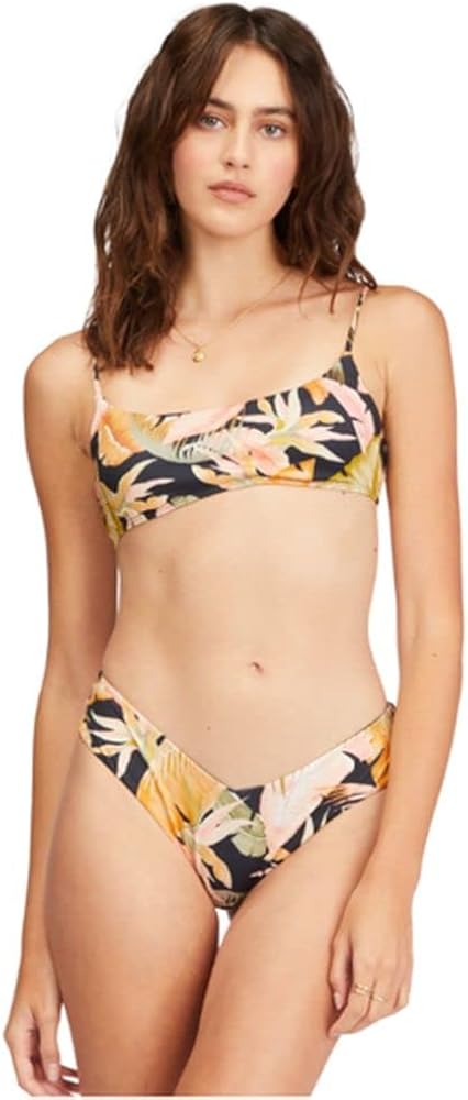 Billabong Women's Standard Wave Tribe Mini Crop Bikini Top