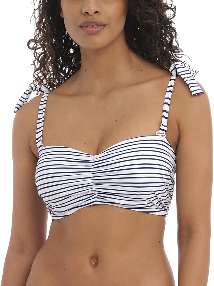 Freya New Shores Lightly Padded Bandeau Underwire Bikini Top (202510)