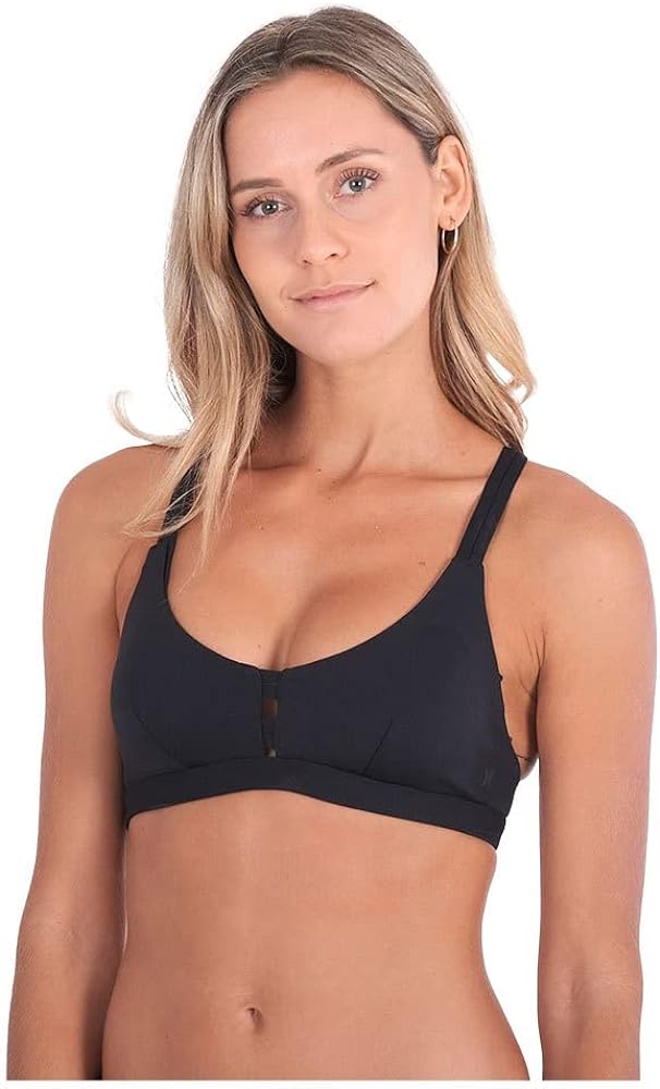 Hurley Women's Standard Bikini Surf Top