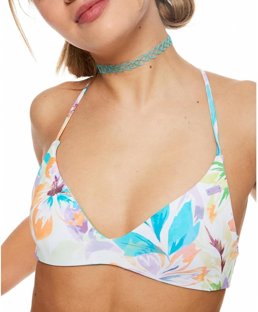 Roxy Women's Standard Retro Reversible Bikini Top