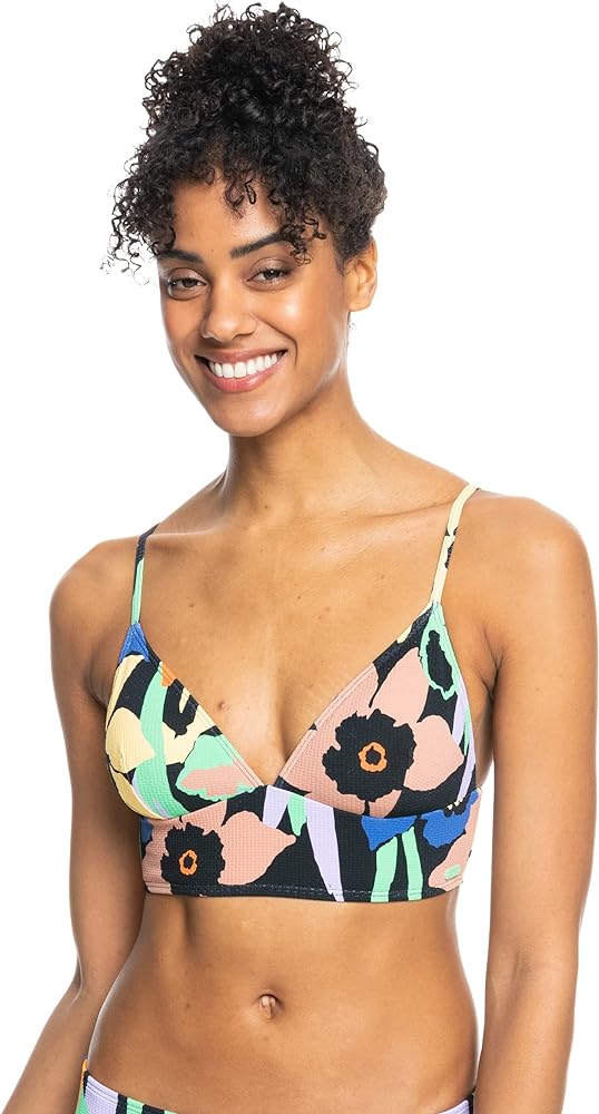 Roxy Women's Standard Color Jam Bikini Top