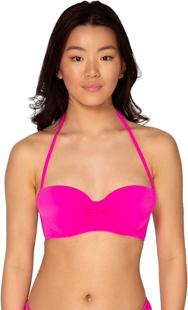 Smart & Sexy Women's Standard Swim Secret Halter Bikini Top