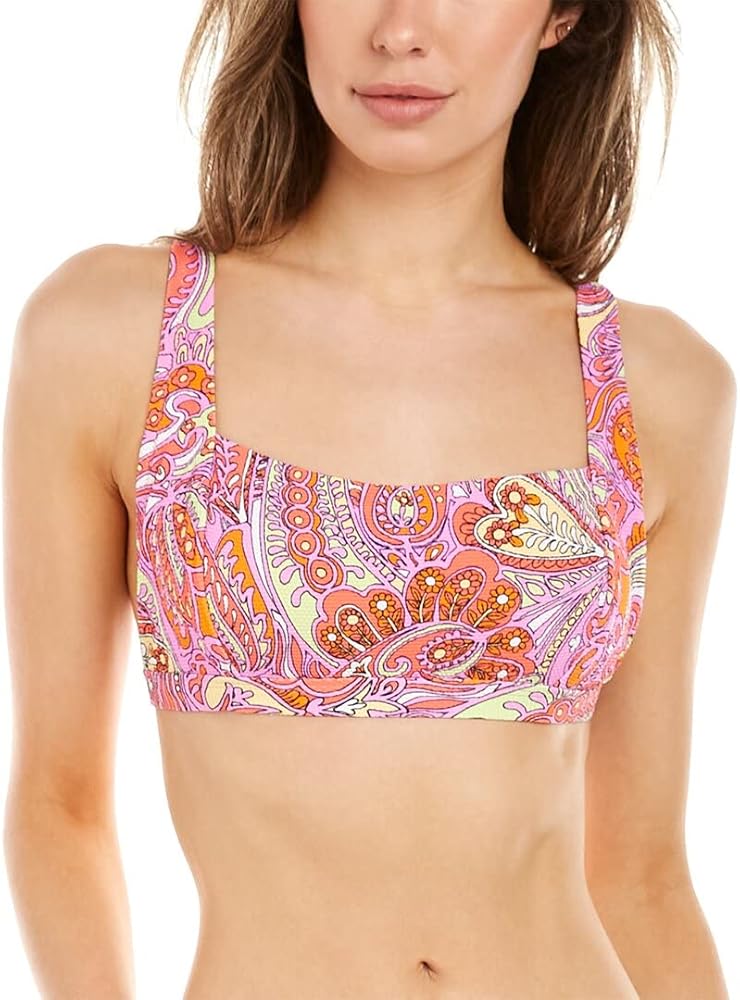 Jessica Simpson Women's Standard Mix & Match Print Bikini Swimsuit Separates (Top & Bottom)