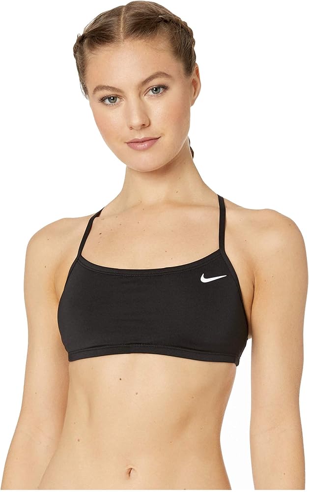 Nike Essential Racerback Bikini Top Black