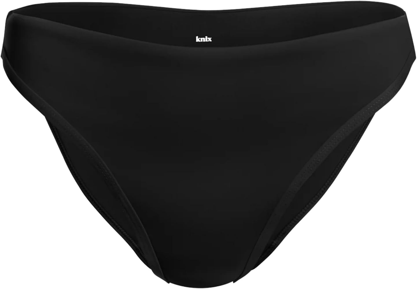 KNIX Leakproof Bikini Swim Bottom, Black, 4X-Large