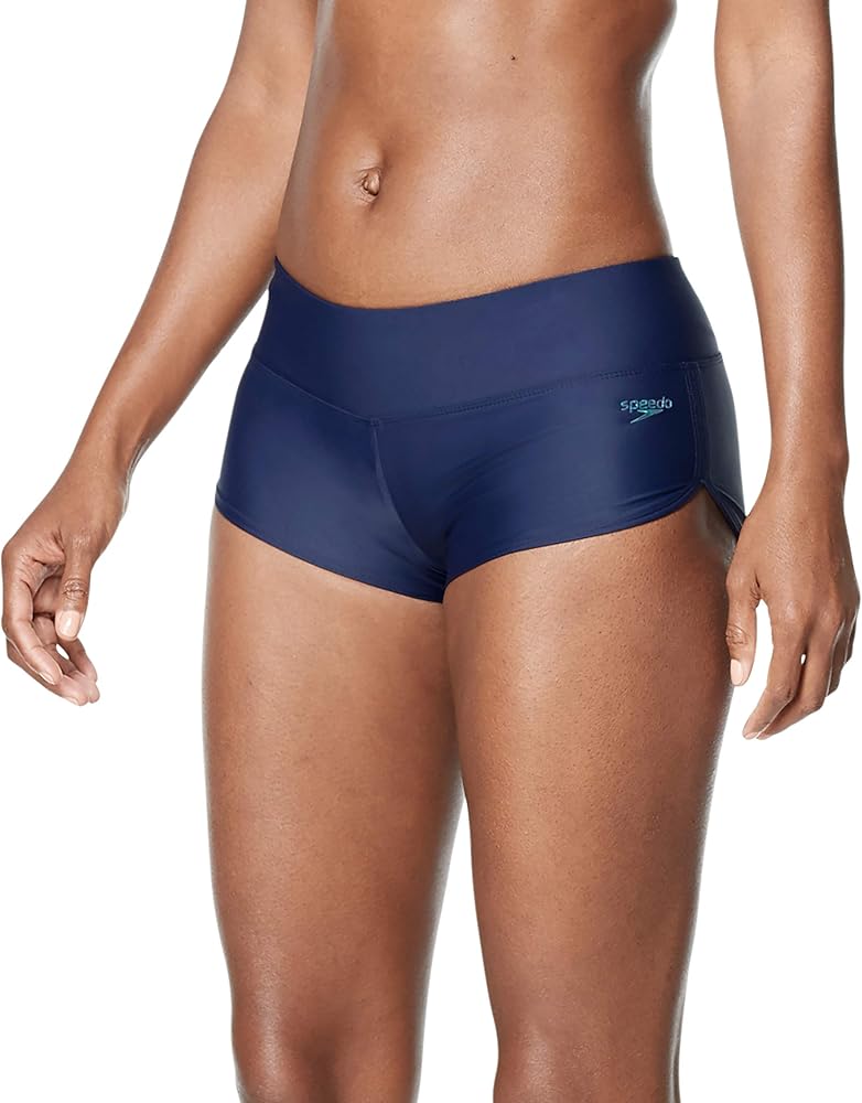 Speedo Women's Swimsuit Bottom Boyshort Length