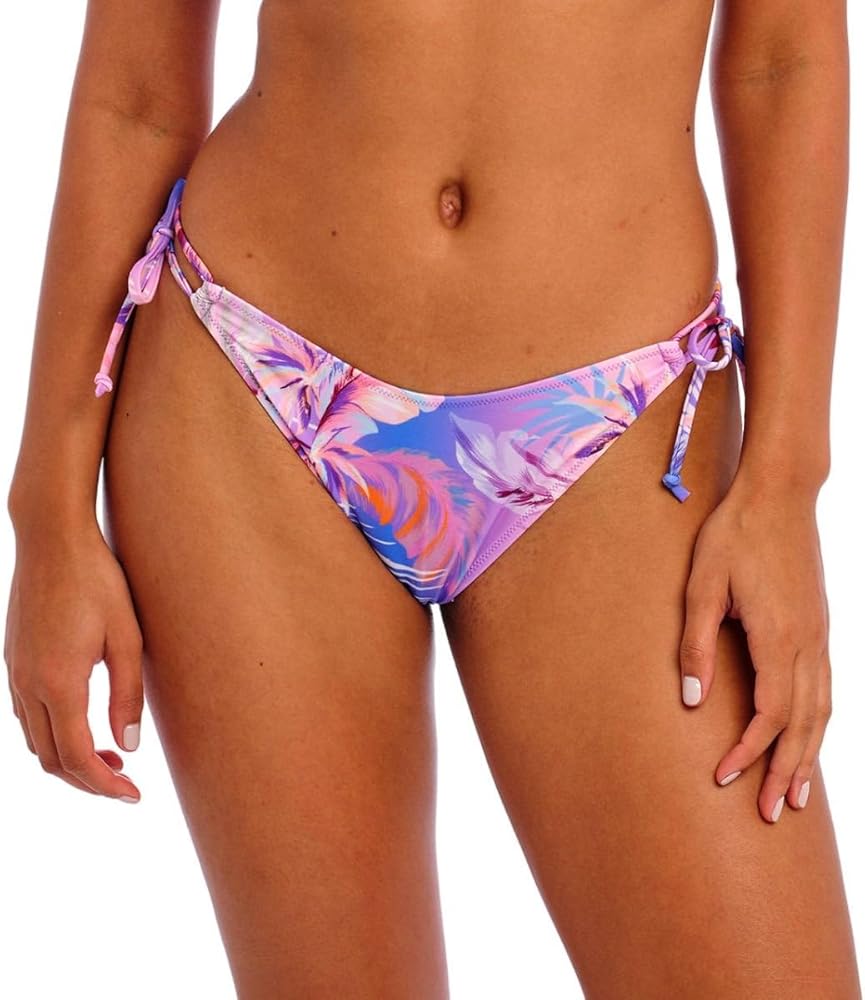 Freya Miami Sunset Side Tie Bikini Bottom L, Cassis