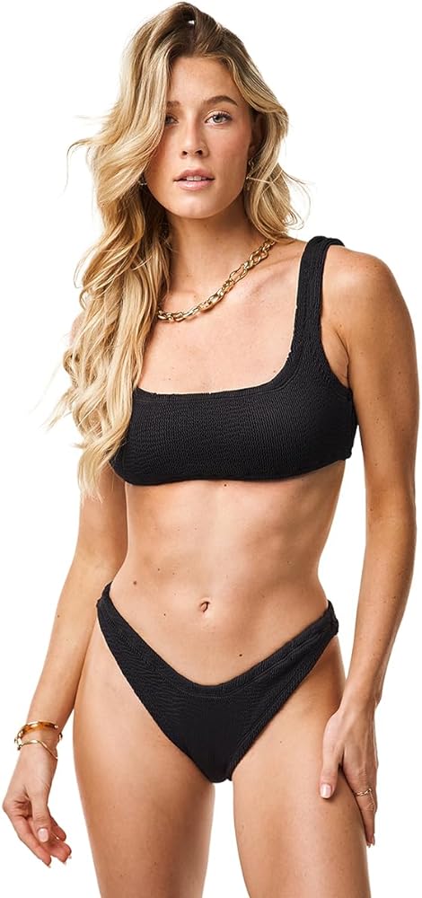 KUT & SO Womens Bathing Suit Bikini Sets – Two Piece Set Ribbed Swim Suits for Women 2024 Vacation Outfits