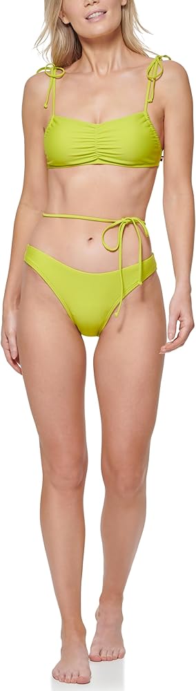 Tommy Hilfiger Women's Cheeky Comfortable High Leg Bikini Bottom