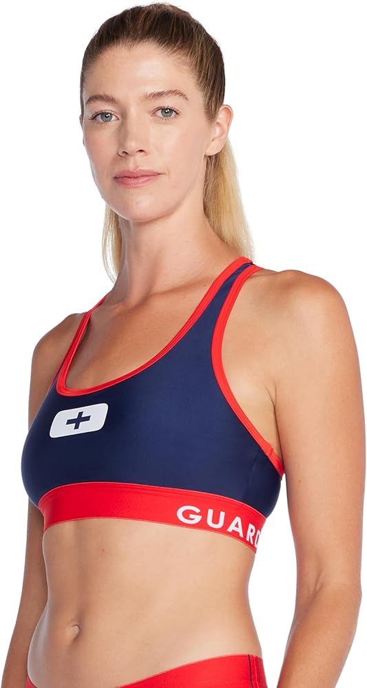 Speedo Women's Guard Sport Bra Swimsuit Top