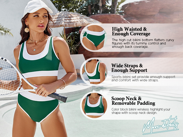 sporty swimsuits for women