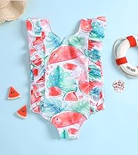 Baby Girl One Piece Print Swimsuit 