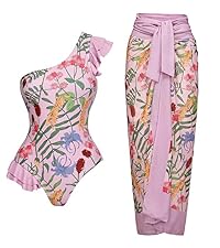 pink bathing suit sarong for women