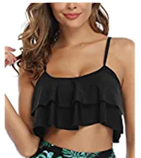 Ruffle Swimsuit Top Only