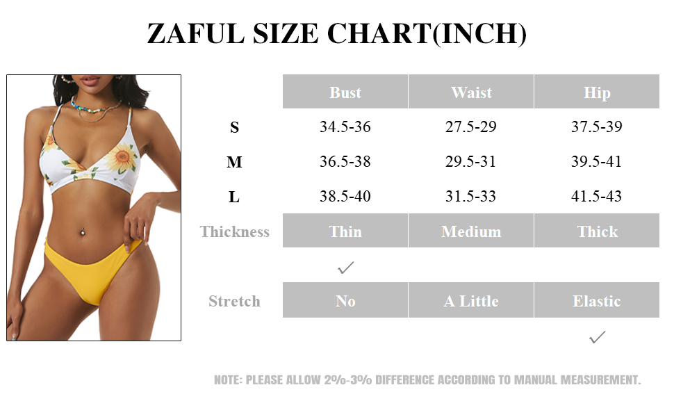 ZAFUL Women''s Bikini Set Floral Print Sexy Floral Two Piece Swimsuit Lace Up High Cut Bathing Suit