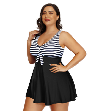 plus size swim dress