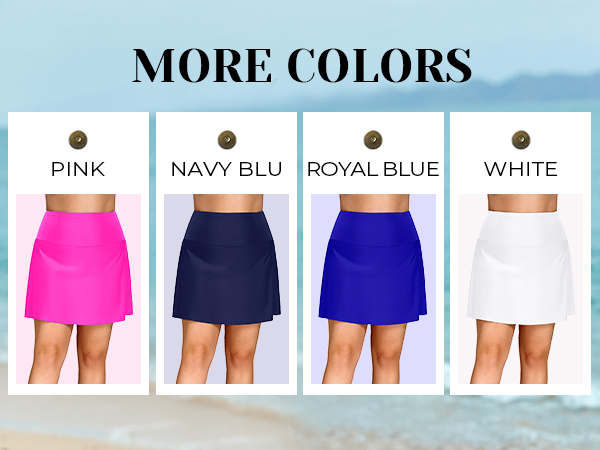 Plus Size Tummy Control Swim Skirt