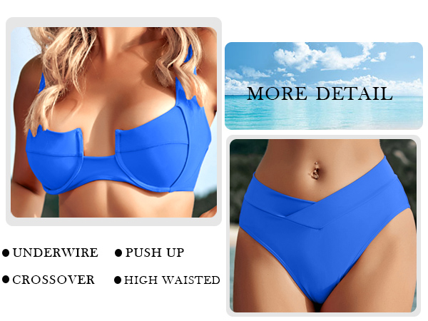 ROYAL BLUE BIKINI SETS