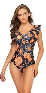 floral swimsuit