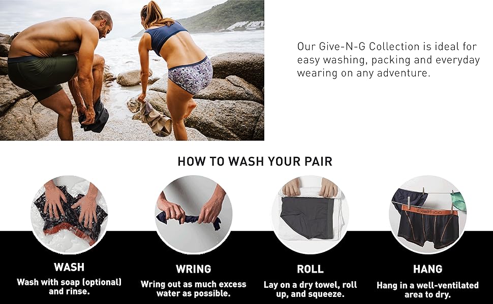 ExOffico Underwear Give N Go collection &amp; how to wash