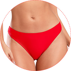 Low waist bikini bottoms