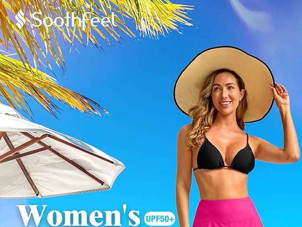 Soothfeel Women''s Swim Skirt with Pocket