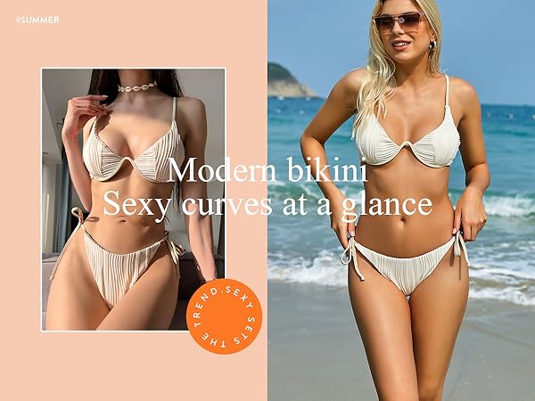 thong bikini swimsuit for women