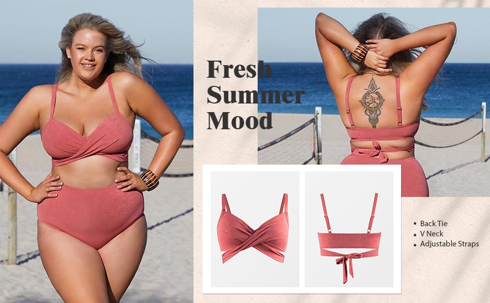 plus size bikini top