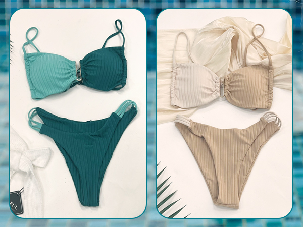 V-Wire High Cut Bikini Sets