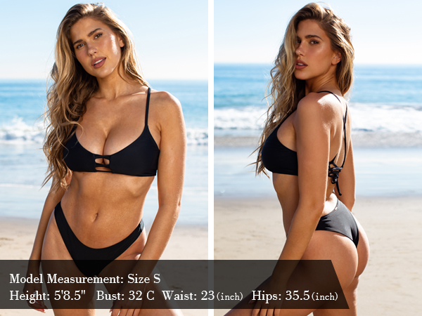 Strappy Triangle Bikini Set-6