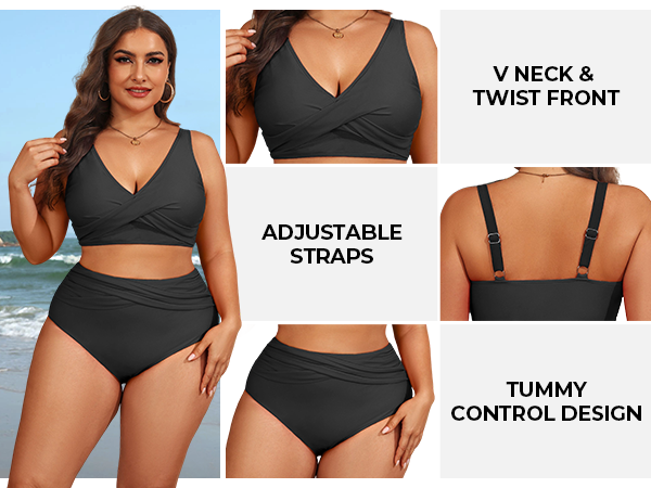 plus size bikini