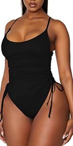 ruched swimsuit