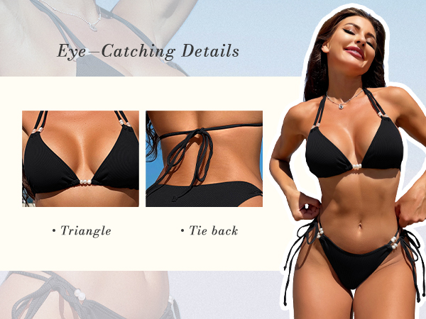 tashehe sexy string bikini set for women