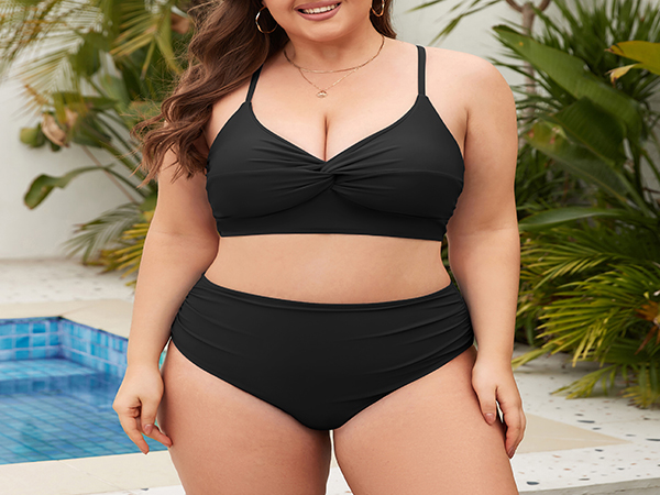 plus size bikini