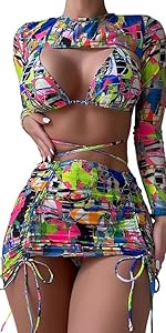 Women''s 4 Piece Swimsuits