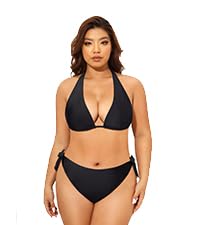 Plus Size Triangle Bikini