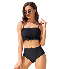 Bandeau High Waist Bikini