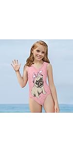 Girls One Piece Swimsuit