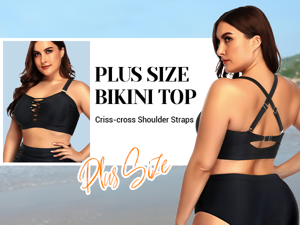 Plus Size Push up Bikini Top