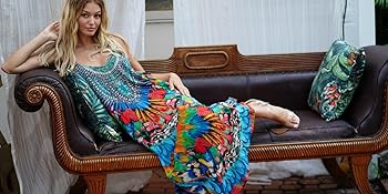 La Moda Maxi Dresses in Silk