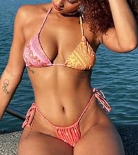 halter bikini swimsuit