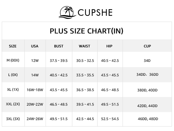 Premium Regular Size Chart-M