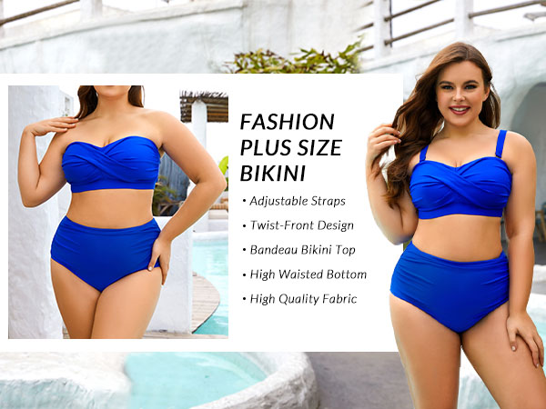 plus size bikini