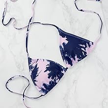 Halter Triangle Bikini Top