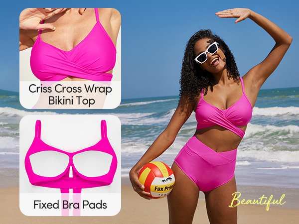 high waisted bathing suits for women