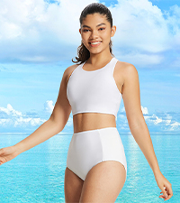 ecg018-women&amp;amp;#39;s high neck swim tops